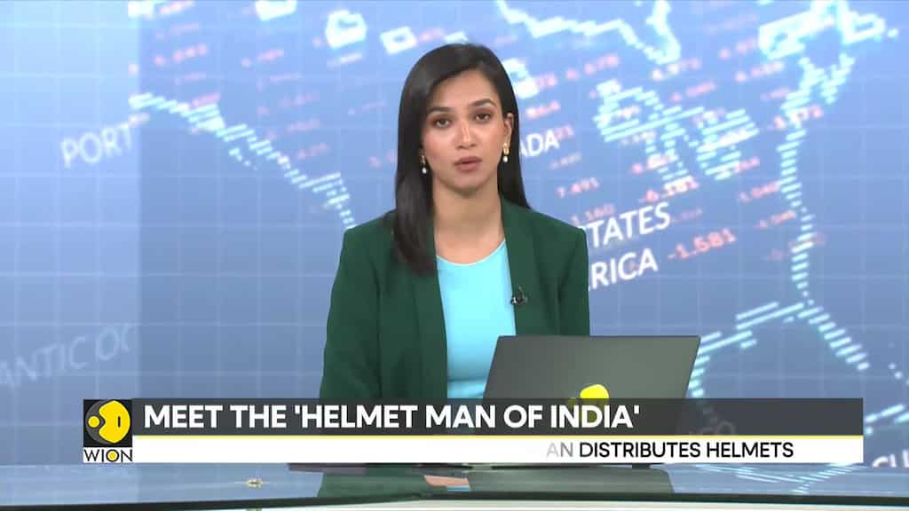 India: Meet the Helmet Man who vows to increase road safety