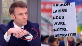 France: Macron takes off luxury watch on television while talking about pension reforms, irks protesters