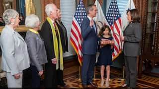 Eric Garcetti sworn in as US ambassador to India, meets Indian envoy Sandhu