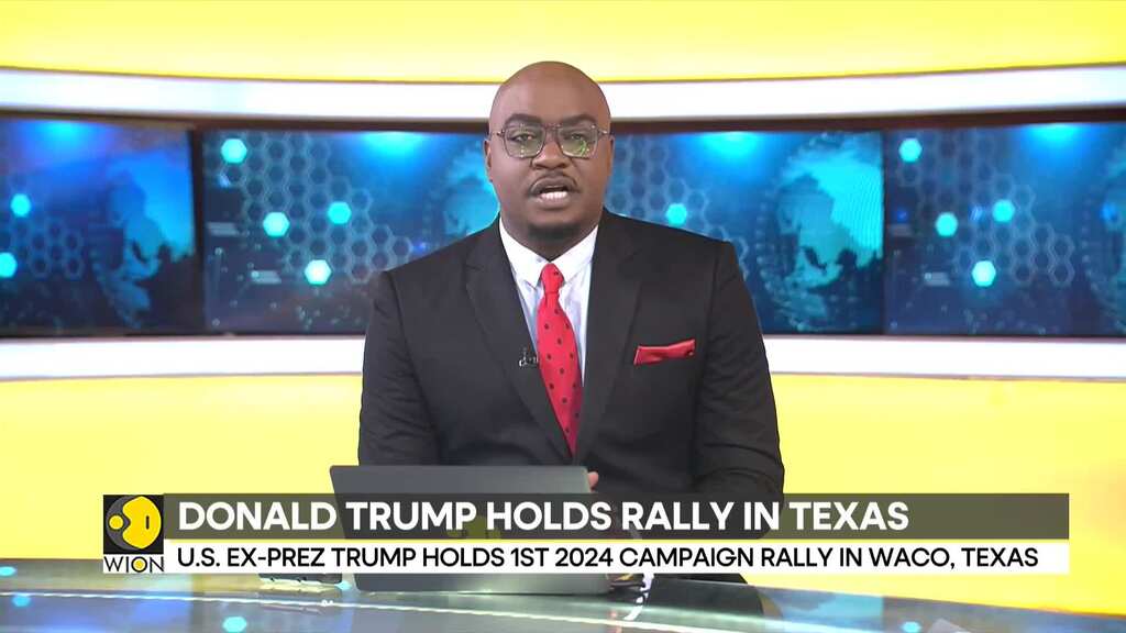 US: Donald Trump holds first election campaign rally in Texas amid Hush Payment investigations
