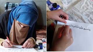 Fond of calligraphy, young Kashmiri girl memorises holy Quran, writes it by hand in four months