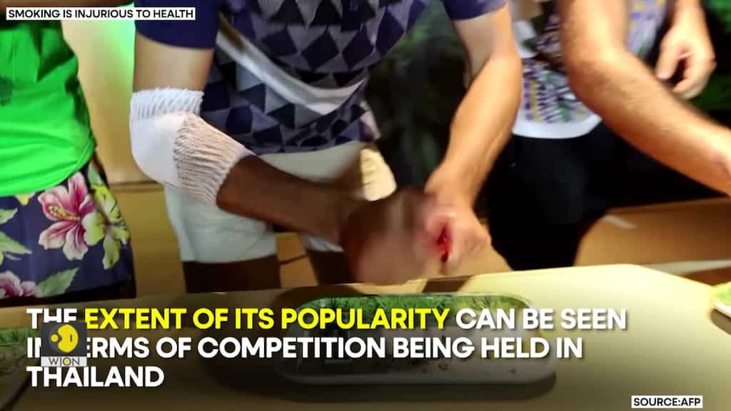 Thai man rolls the fastest to win the joint rolling competition in Phuket