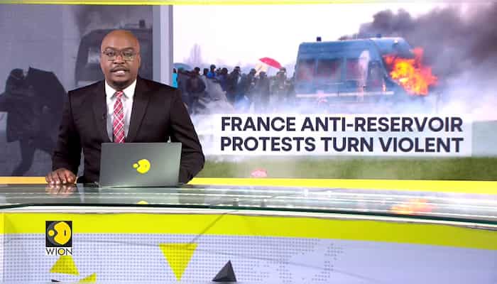 France anti-reservoir protests turn violent | WION Climate Tracker