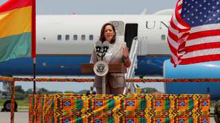 US Vice President Harris reaches Ghana, vows greater investment for Africa