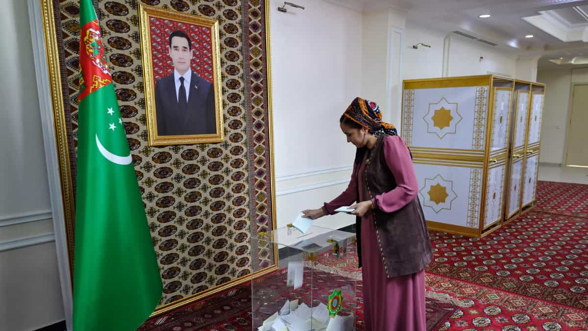 Turkmenistan concludes parliamentary elections after a controlled vote Turkmenistan concludes parliamentary elections after a controlled vote