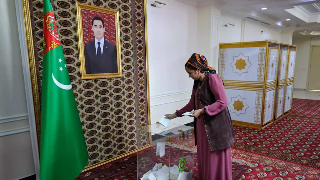 Turkmenistan concludes parliamentary elections after a controlled vote