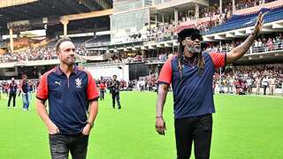 IPL 2023: Virat Kohli asks crowd to cheer louder as Chris Gayle shows DANCE moves - Watch