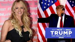 Trump uses demeaning nickname for Stormy Daniels, denies having had an affair with her