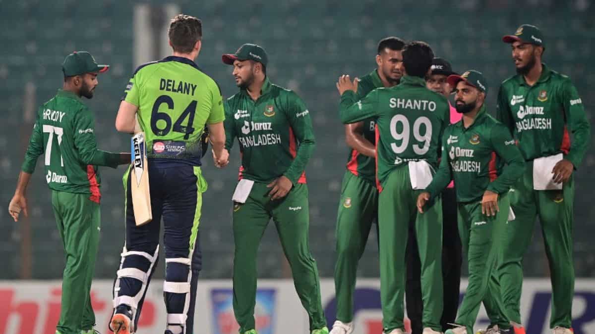 BAN vs IRE 2023: Bangladesh continue dream run at home, beat Ireland by 22 runs in rain-hit 1st T20I BAN vs IRE 2023: Bangladesh continue dream run at home, beat Ireland by 22 runs in rain-hit 1st T20I