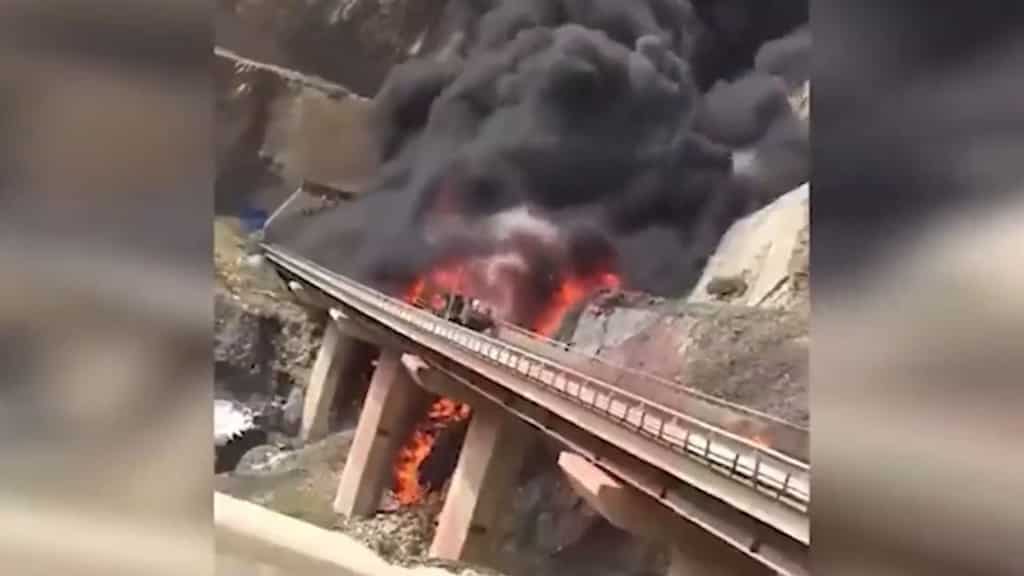 Bus carrying pilgrims crashes, bursts into flames in Saudi Arabia, killing 20