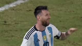 Lionel Messi scores 100th international goal in 7-0 rout of Curacao