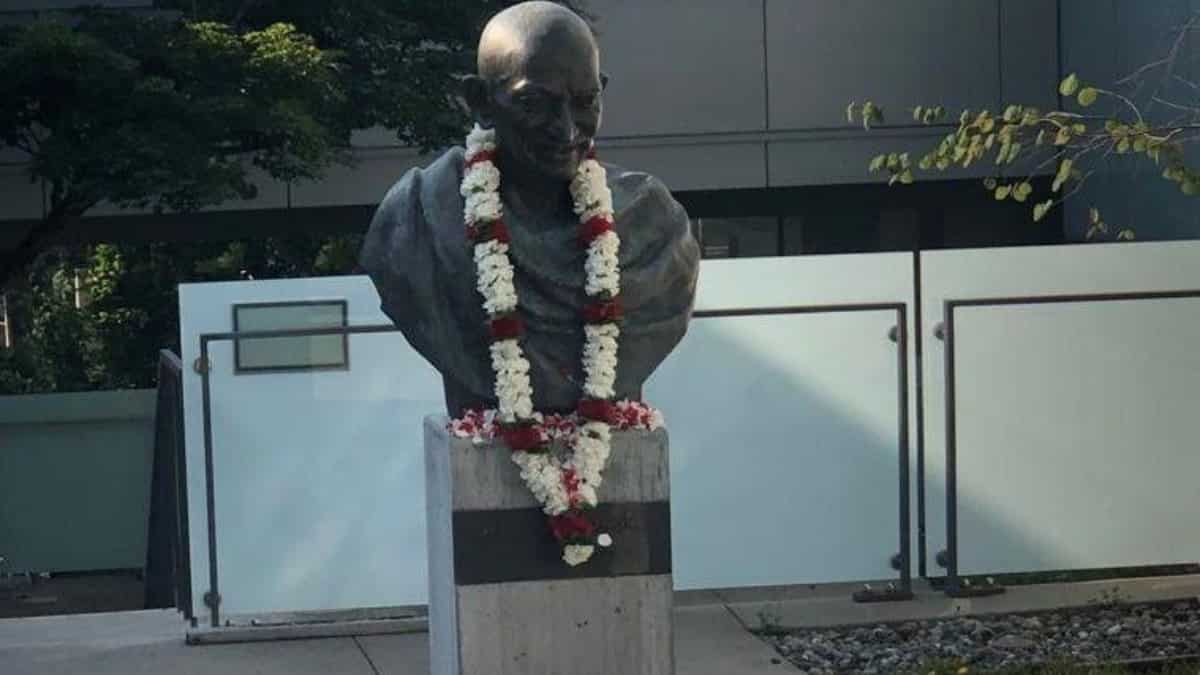 India condemns vandalism of Mahatma Gandhi statue in Canada India condemns vandalism of Mahatma Gandhi statue in Canada