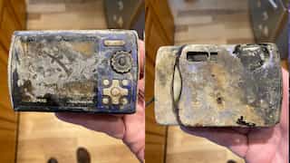 The great camera saga: Woman reunited with device 13 years after losing it in river with photos intact