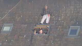 'Catch me if you can': Man hides inches away from police on roof of cannabis farmhouse