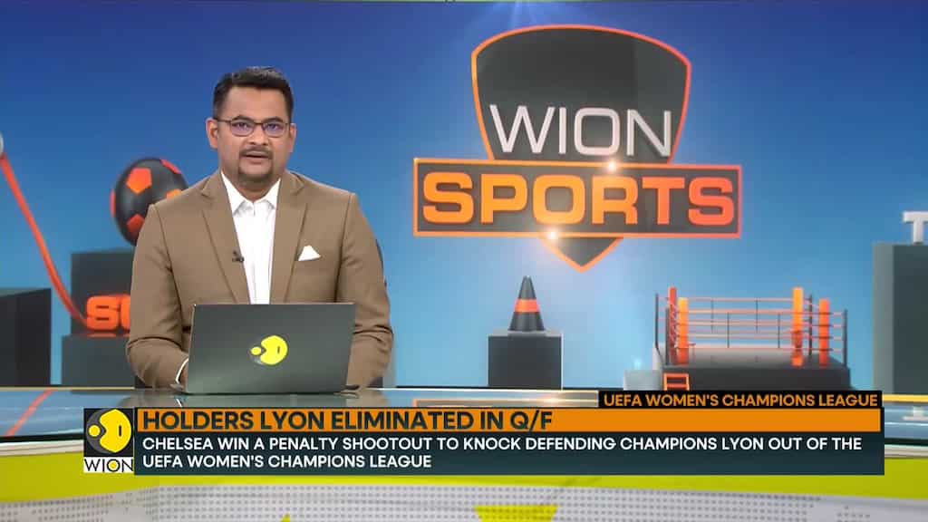 Chelsea win penalty shootout to knock Lyon out of UEFA Women's Champions League | WION Sports