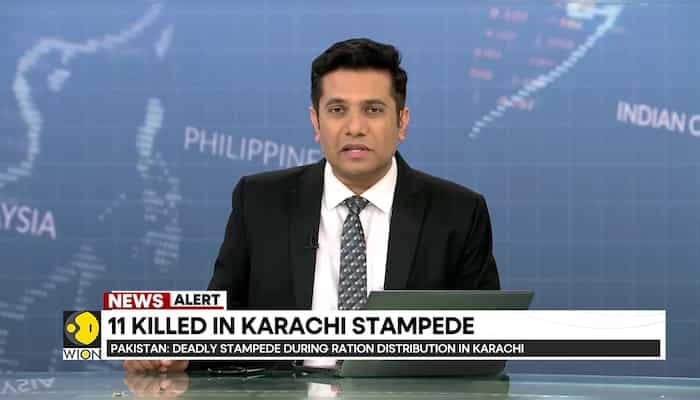 11 killed in stampede for food aid in Pakistan's Karachi