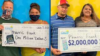 Double dazzle: North Carolina man wins $2mn lottery two years after winning $1mn