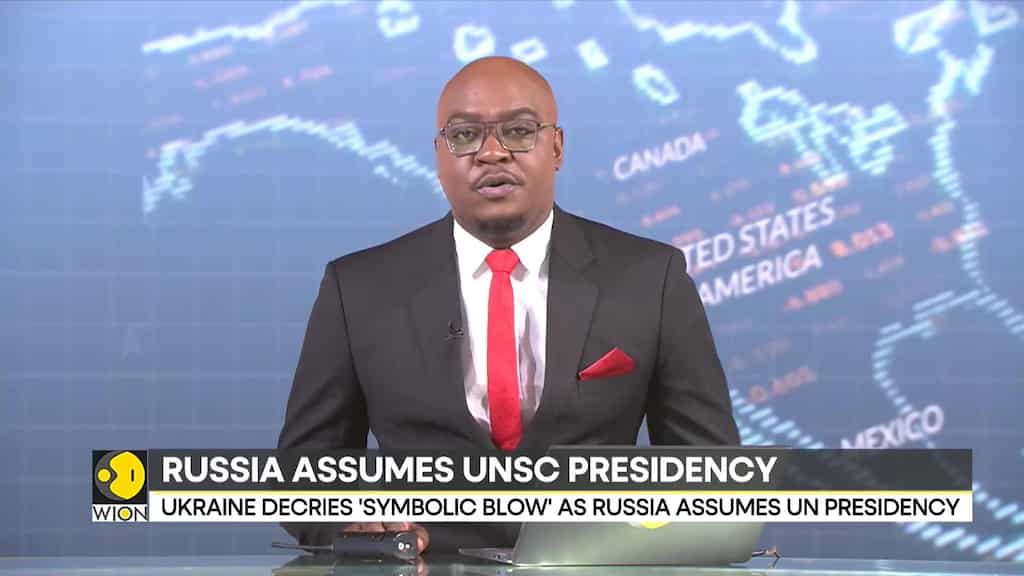 Ukraine decries 'symbolic blow' as Russia assumes UNSC Presidency