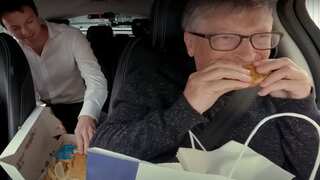 Watch: Bill Gates, on the hunt for fish & chips, rides around London in a driver-less car