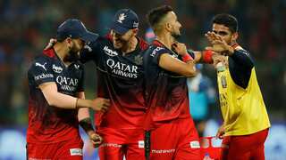 IPL 2023: RCB's Faf du Plessis takes a SCREAMER to dismiss MI's Hrithik Shokeen - WATCH