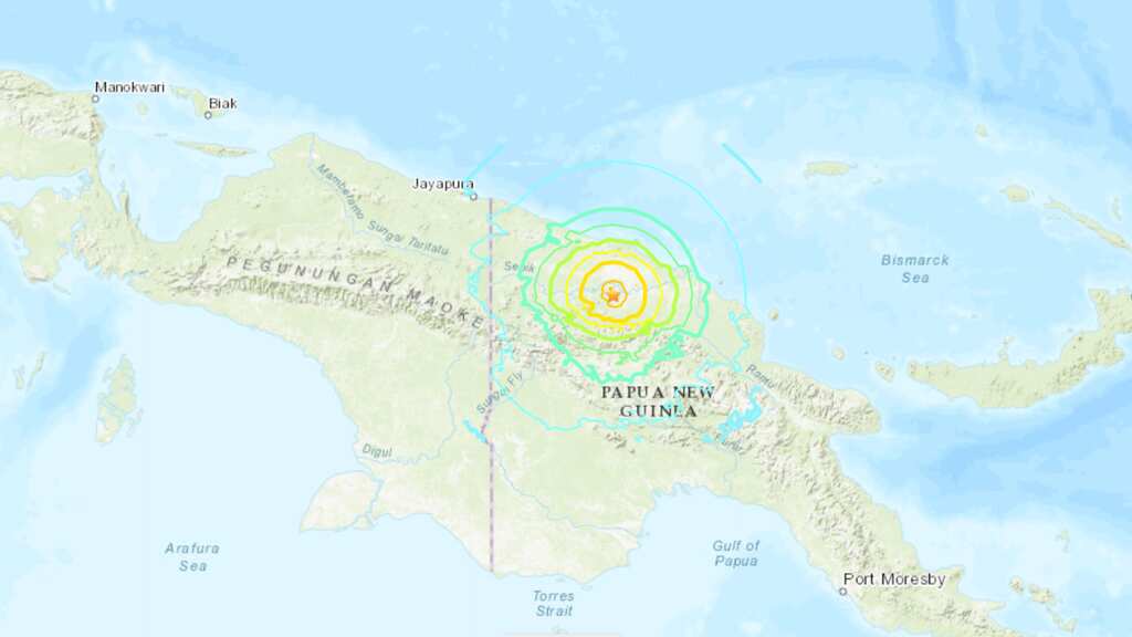 At least three killed after 7.0 magnitude earthquake hits Papua New Guinea