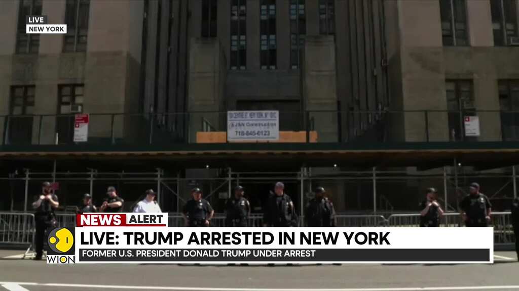 Former US President Donald Trump arrested on criminal charges