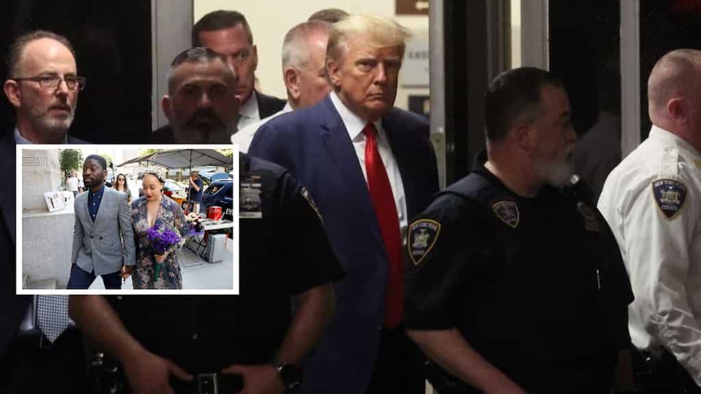'Wedding crasher' Donald Trump's courtroom appearance overshadows New York weddings