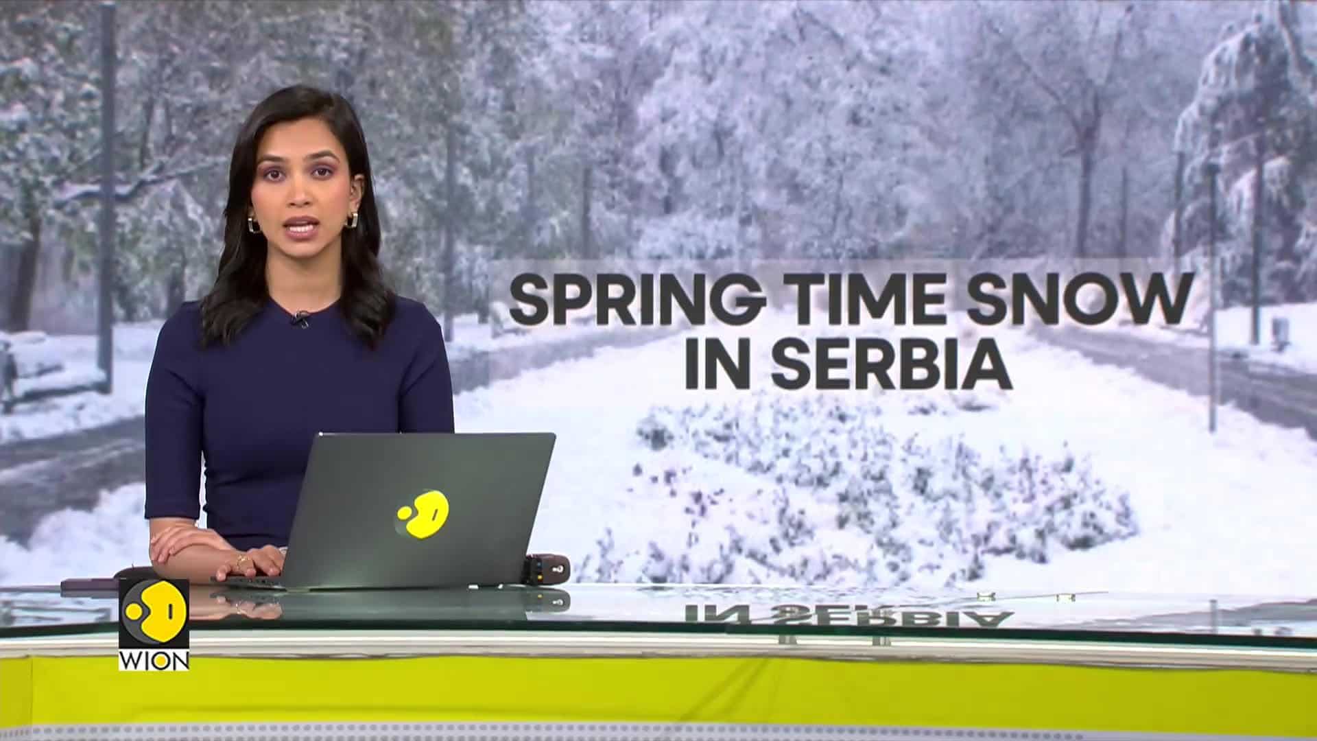 Springtime snow in Kosovo blankets Pristina WION Climate Tracker