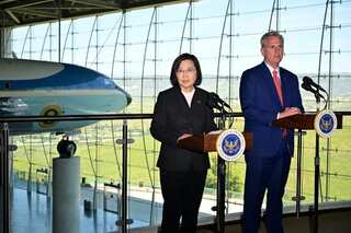 China sanctions Reagan library, stations warship, aircraft near Taiwan after Tsai-McCarthy meet