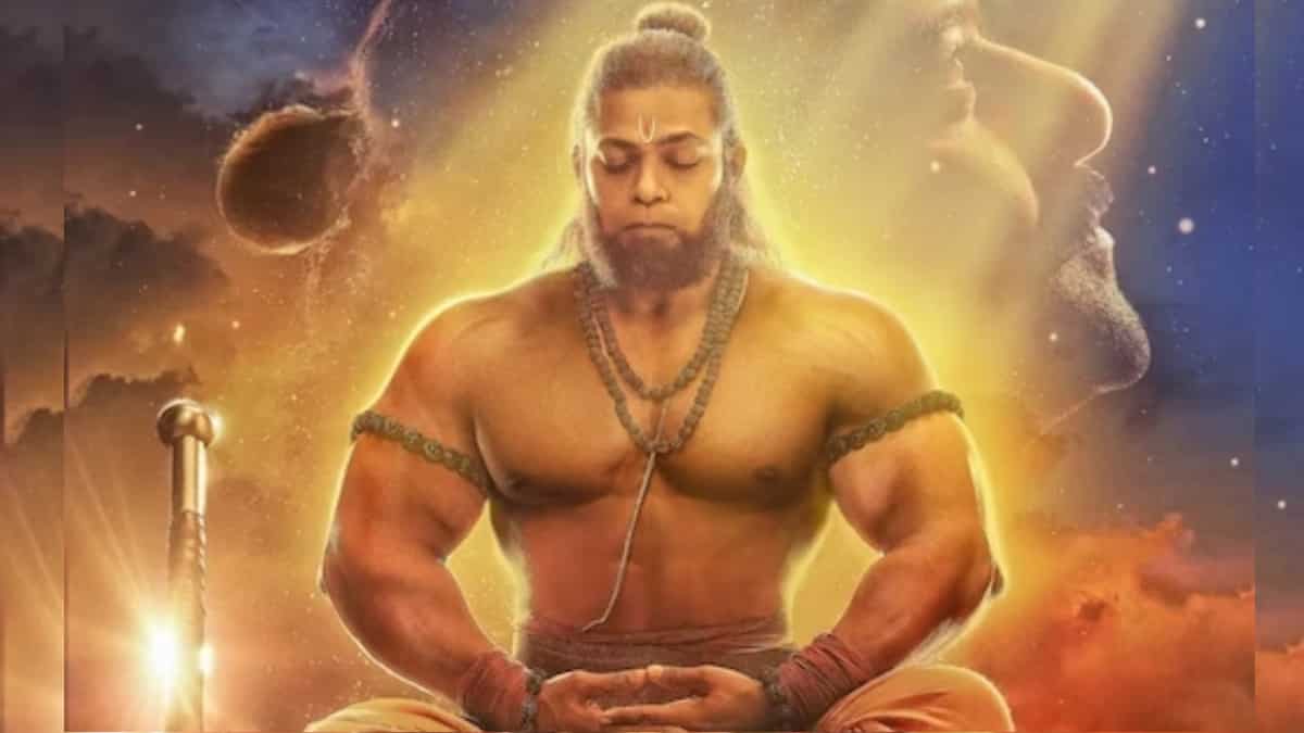 Adipurush new poster shows Devdatta Nage as Lord Hanuman Adipurush new poster shows Devdatta Nage as Lord Hanuman