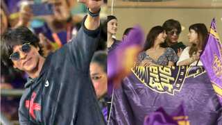 IPL 2023: Shah Rukh Khan performs Jhoome Jo Pathaan hook step at KKR vs RCB match - watch