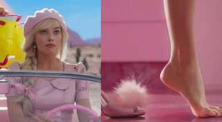 Chrissy Teigen can't get enough of Margot Robbie's feet in Barbie trailer: 'Are they her feet?'