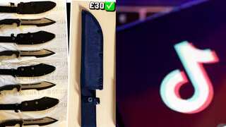 TikTok accounts, with followers under the age 16, selling ‘zombie knives’