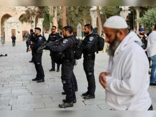 In pics | Jews walk through Al-Aqsa compound as Muslims offer Ramadan prayers