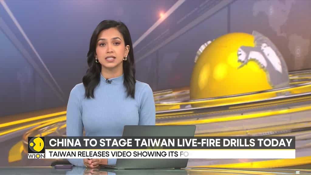 China to launch Taiwan live-fire drills on 3rd day of military exercises
