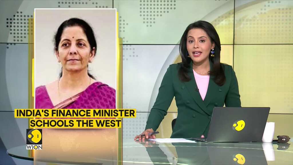 Indian Finance Minister Nirmala Sitharaman STRONGLY CONDEMNS the Western perception of India