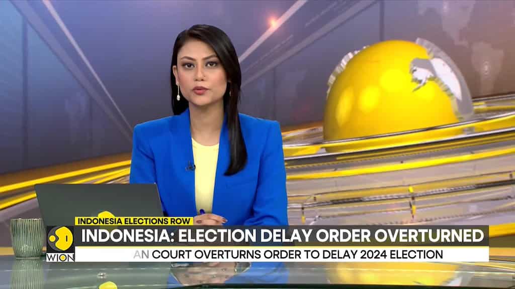 Indonesian court overturns order to delay 2024 elections