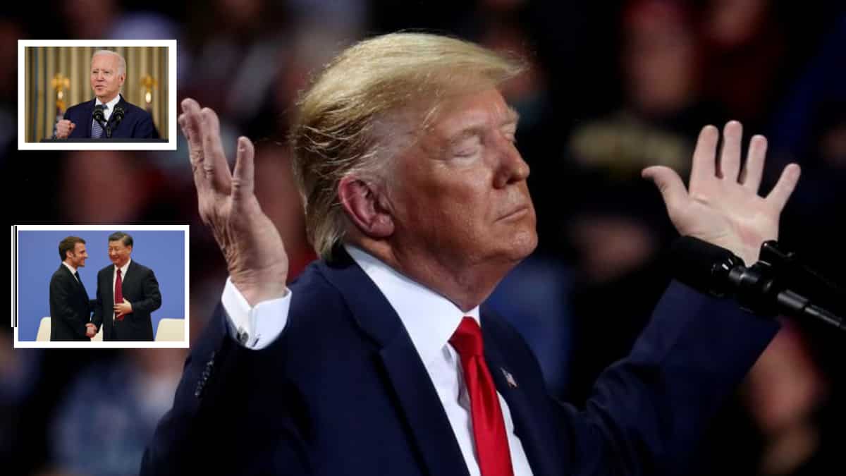 Trump doubts if Biden will run for president again, says, 'France is going to China' Trump doubts if Biden will run for president again, says, 'France is going to China'