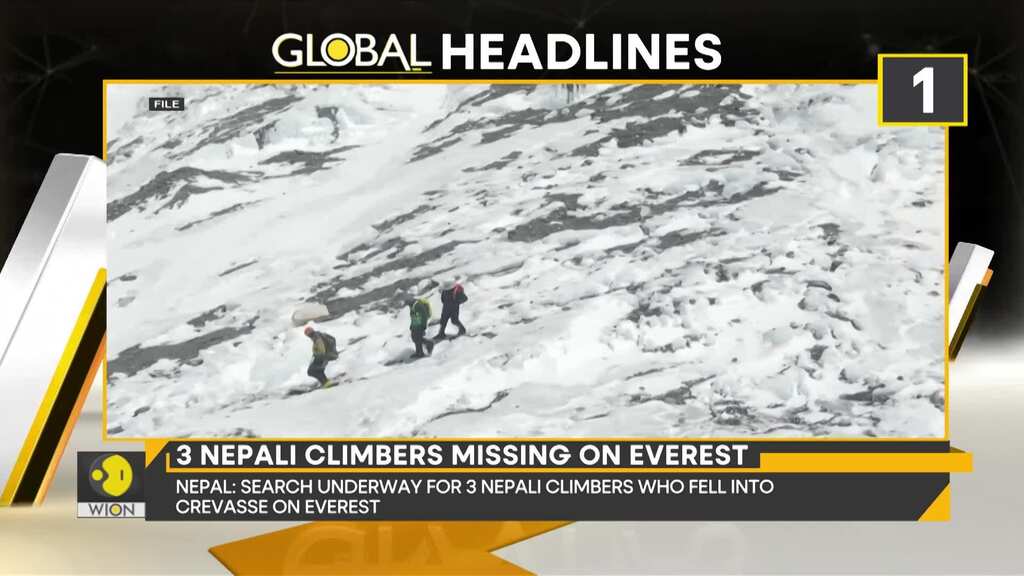 Gravitas Global Headlines: Search underway for 3 Nepali climbers who fell into crevasse on Everest