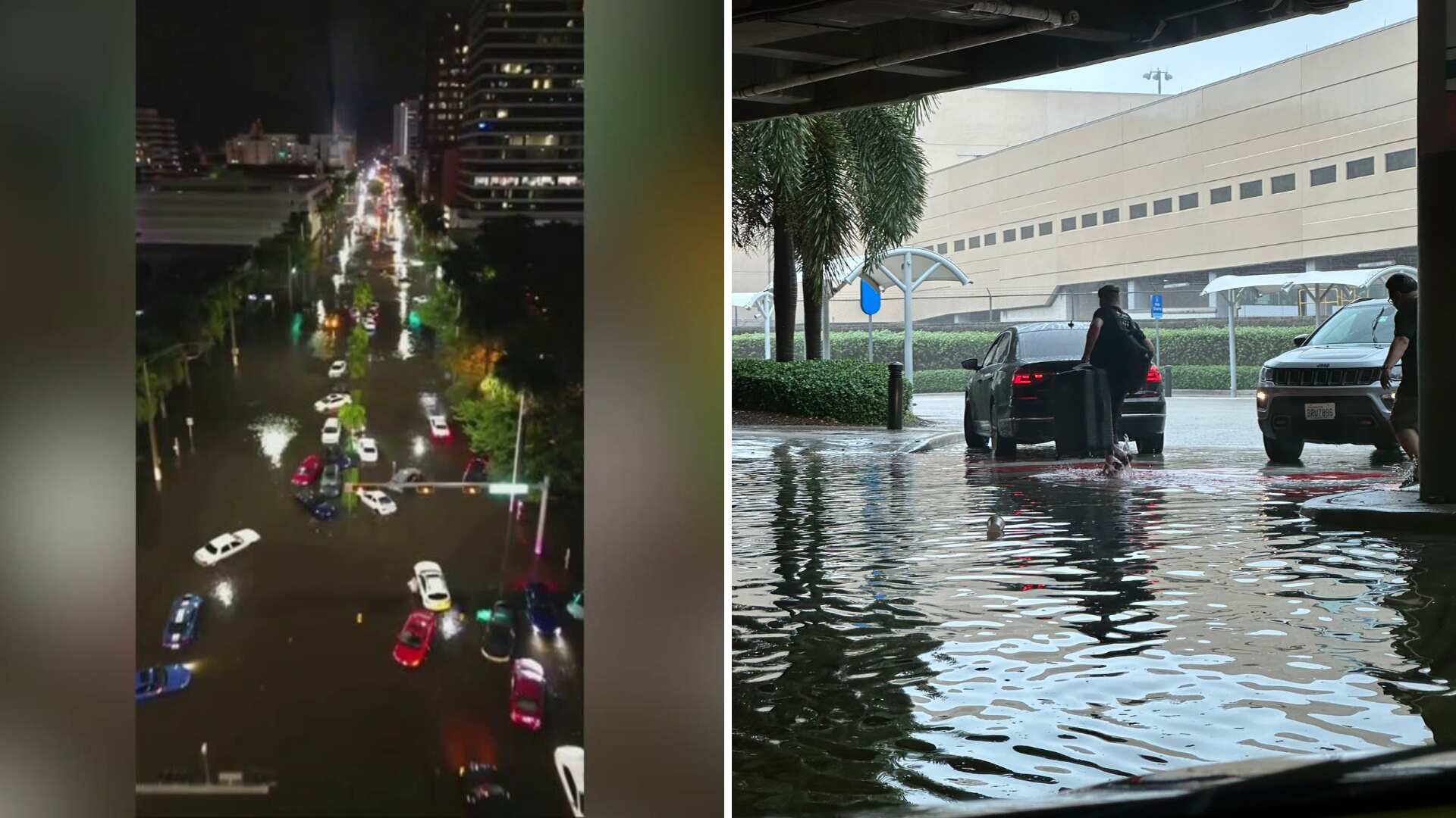 Watch | Drone footage shows dramatic aerial view of flash flooding in Florida