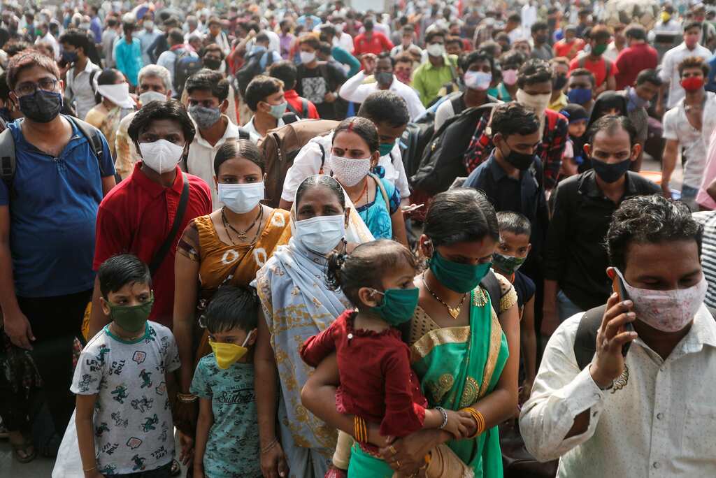 India records 11,109 new coronavirus infections, highest in 236 days