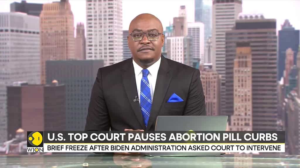 US Supreme Court temporarily pauses abortion pill restrictions