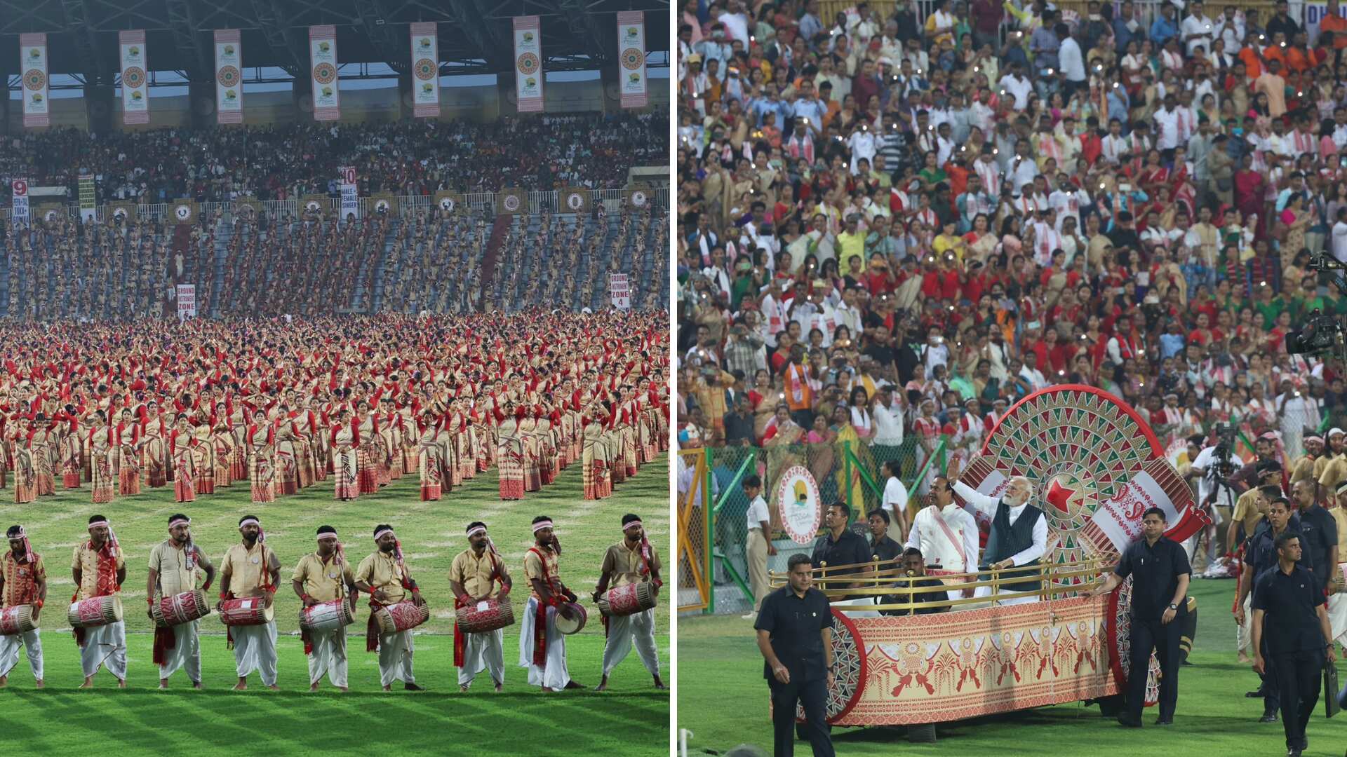 India: Big win for Bihu; 11,300 dancers, drummers enter Guinness World Records India: Big win for Bihu; 11,300 dancers, drummers enter Guinness World Records