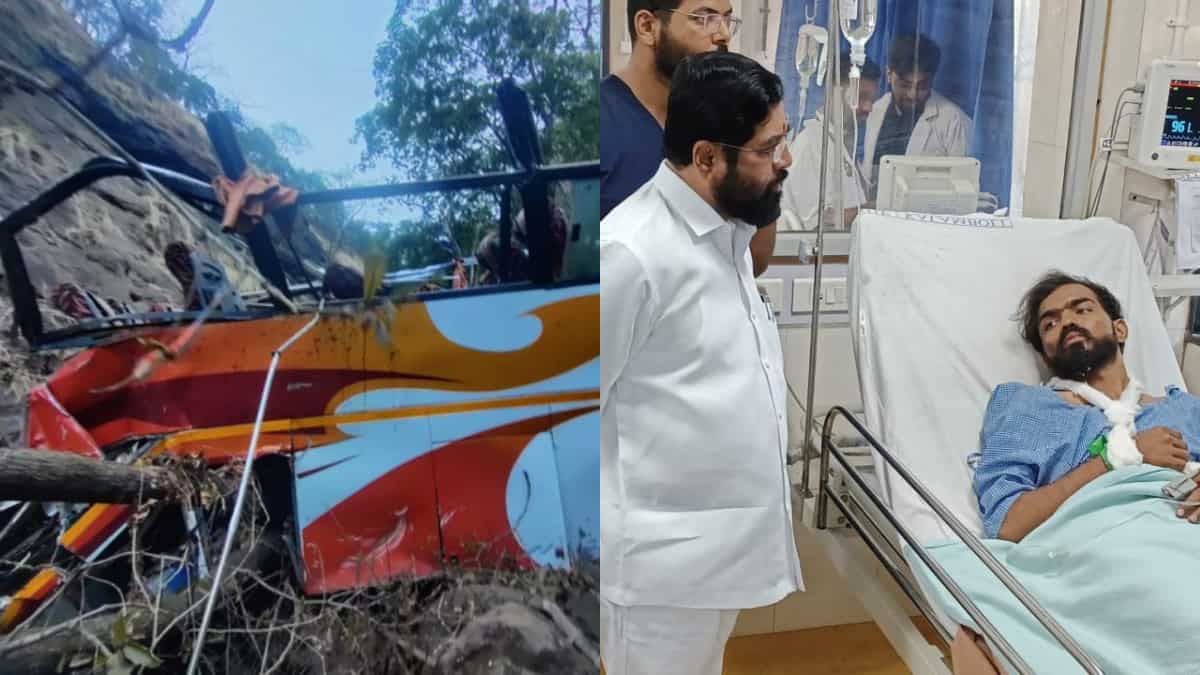 12 killed, 27 injured as bus falls into gorge in Maharashtra's Raigad ...