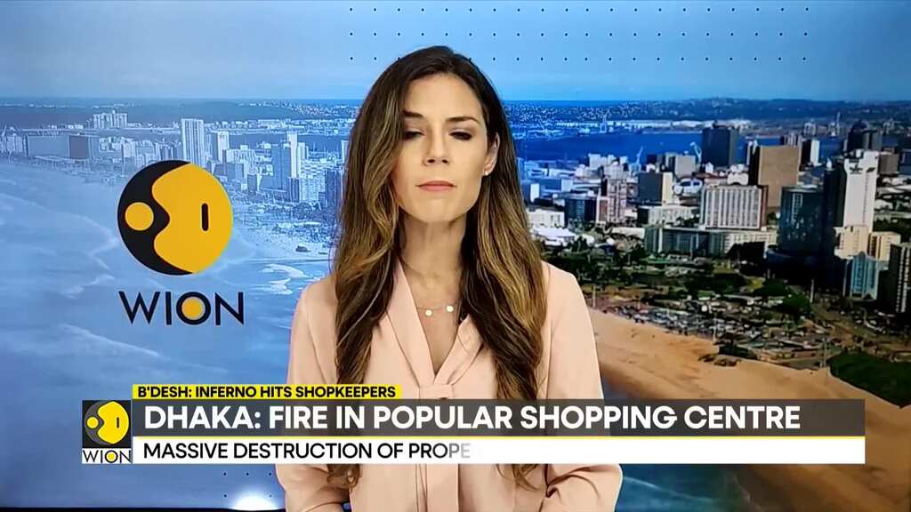 Bangladesh: Massive fire in popular shopping centre in Dhaka, 30 injured