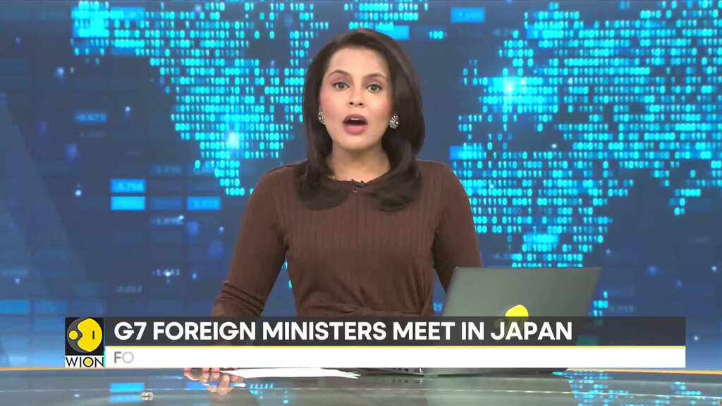 Foreign Ministers from G7 nations meeting in Karuizawa, Japan