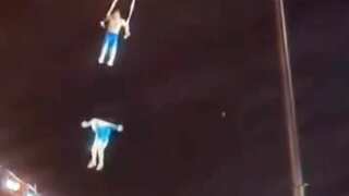 Chinese female acrobat falls to death during performance with her husband; video goes viral