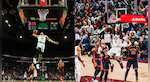 NBA Playoffs: Celtics take 2-0 lead over Hawks, Cavs equal series against Knicks