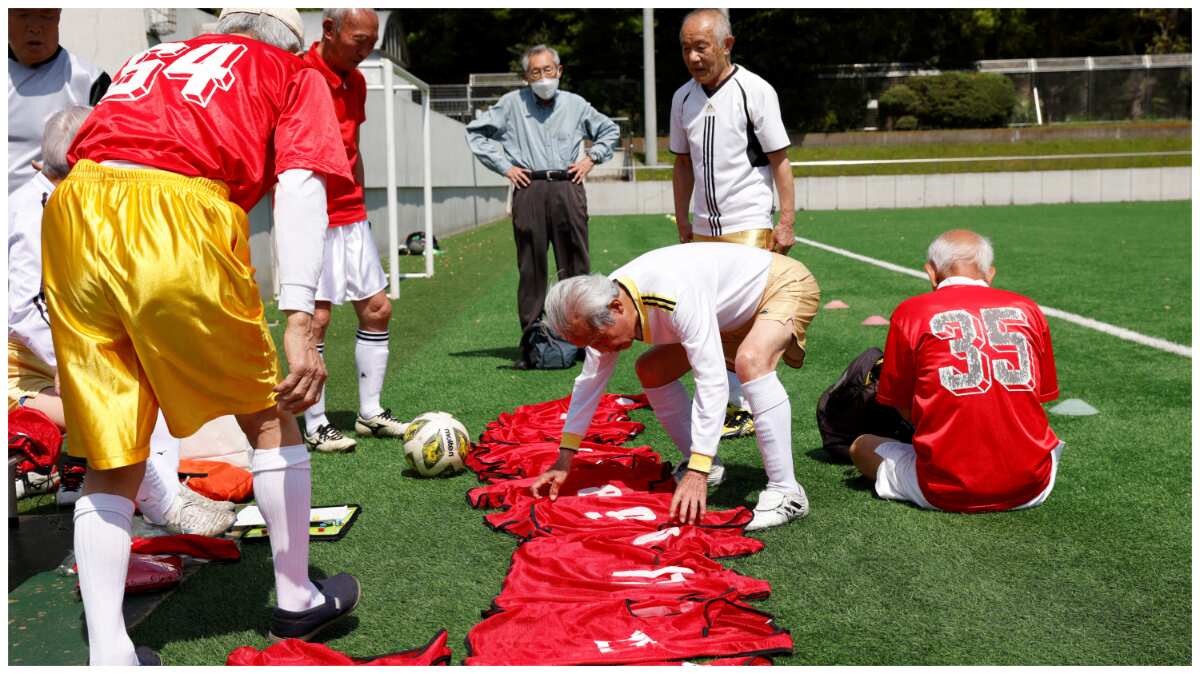 Football: Japanese seniors get a kick out of over-80s soccer league Football: Japanese seniors get a kick out of over-80s soccer league