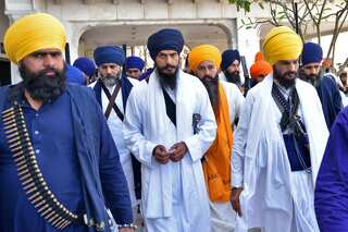 Amritpal Singh's wife Kirandeep Kaur stopped at airport while trying to board flight to London
